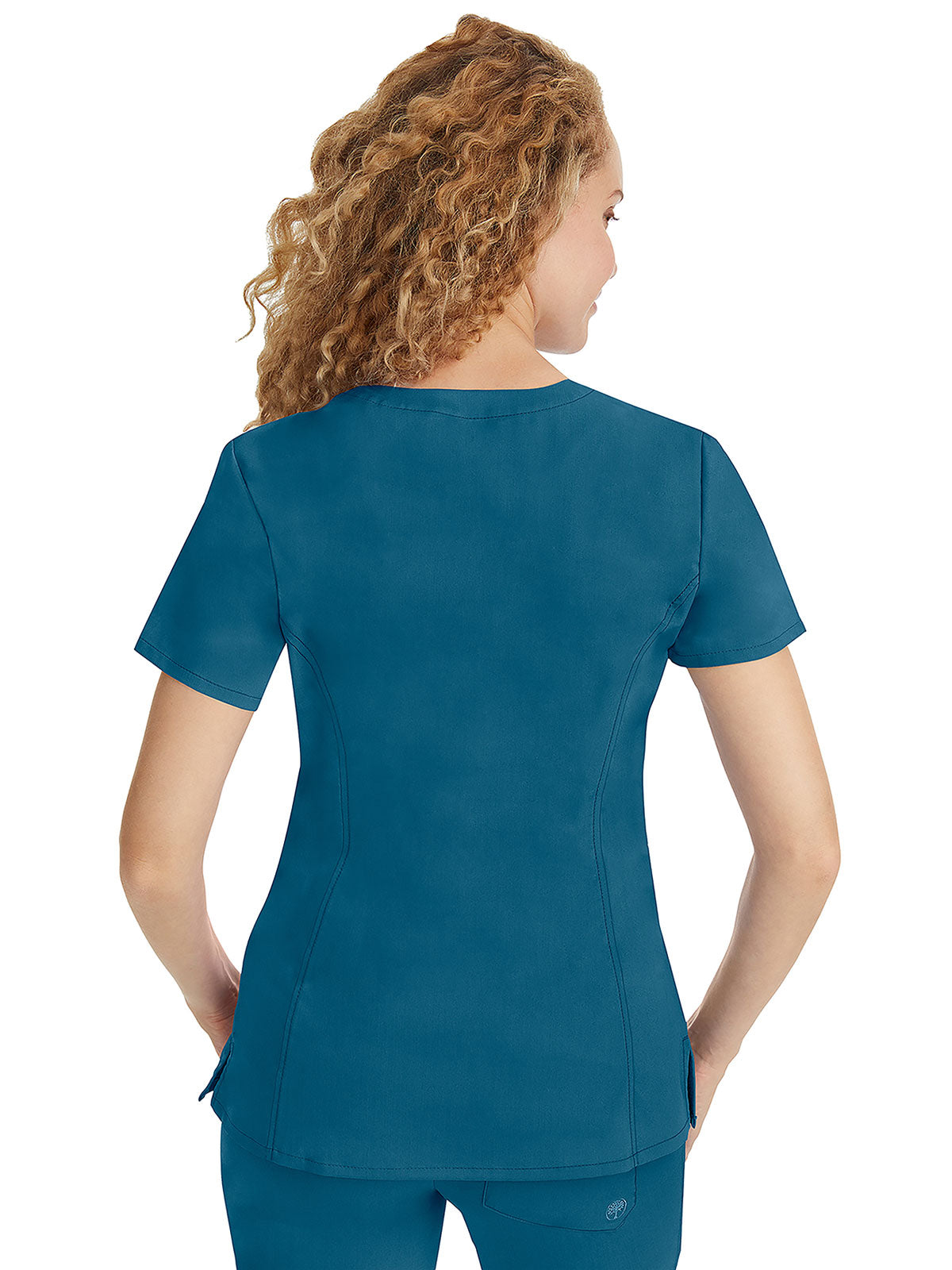 Purple label - Women's Jasmin V-Neck Stretch Solid Top