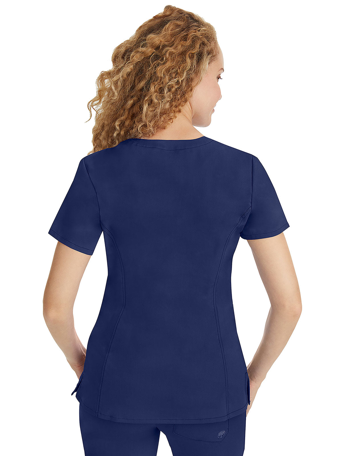 Purple label - Women's Jasmin V-Neck Stretch Solid Top