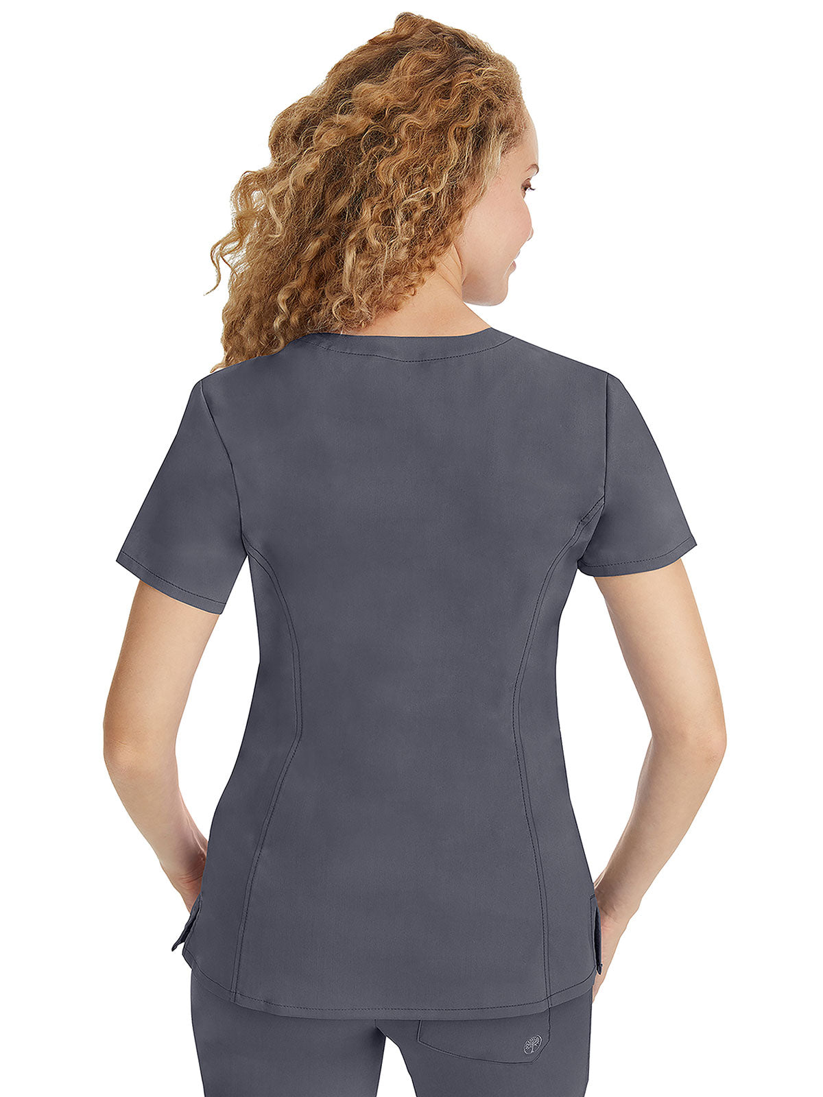 Purple label - Women's Jasmin V-Neck Stretch Solid Top