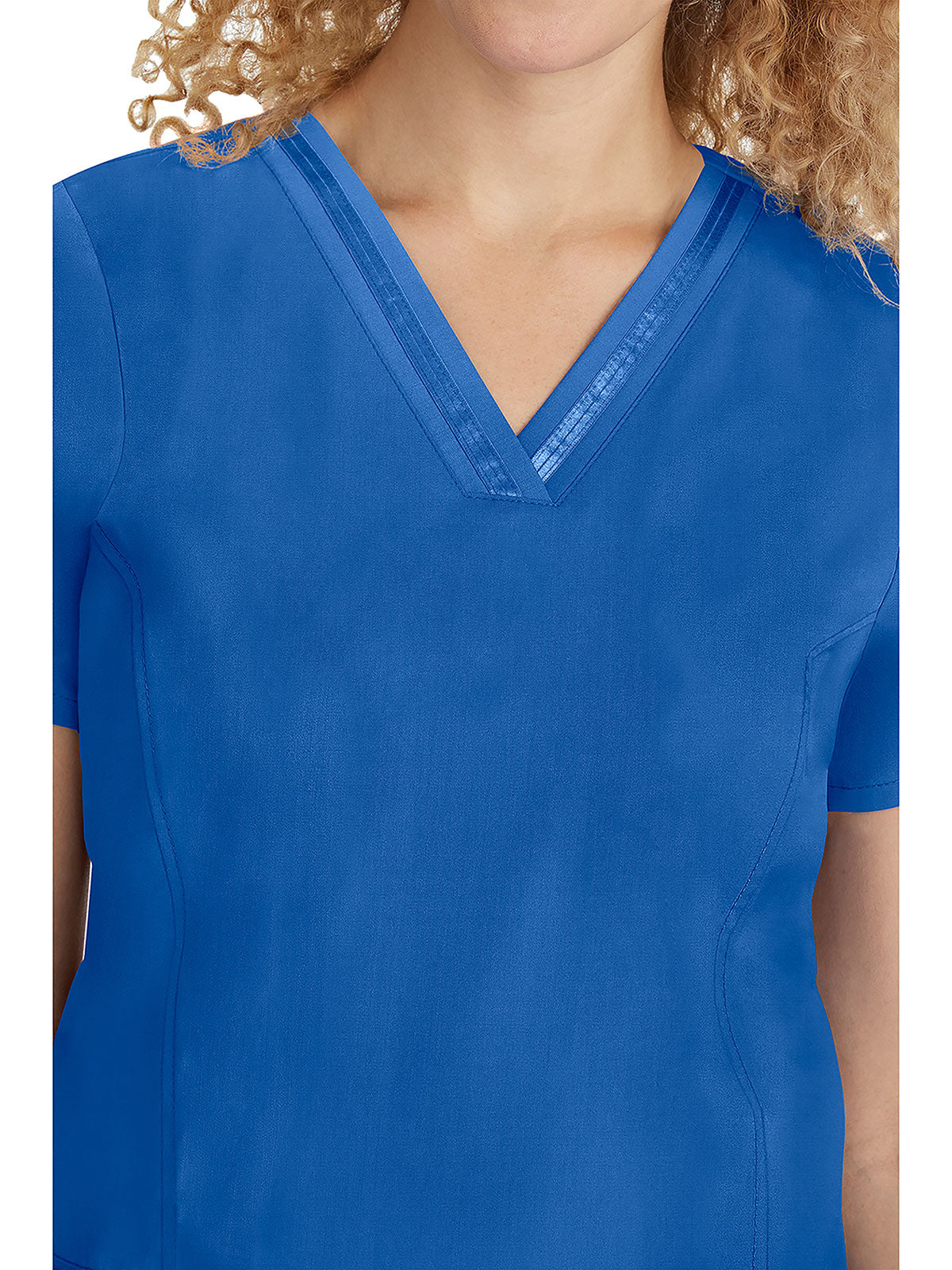 Purple label - Women's Jasmin V-Neck Stretch Solid Top