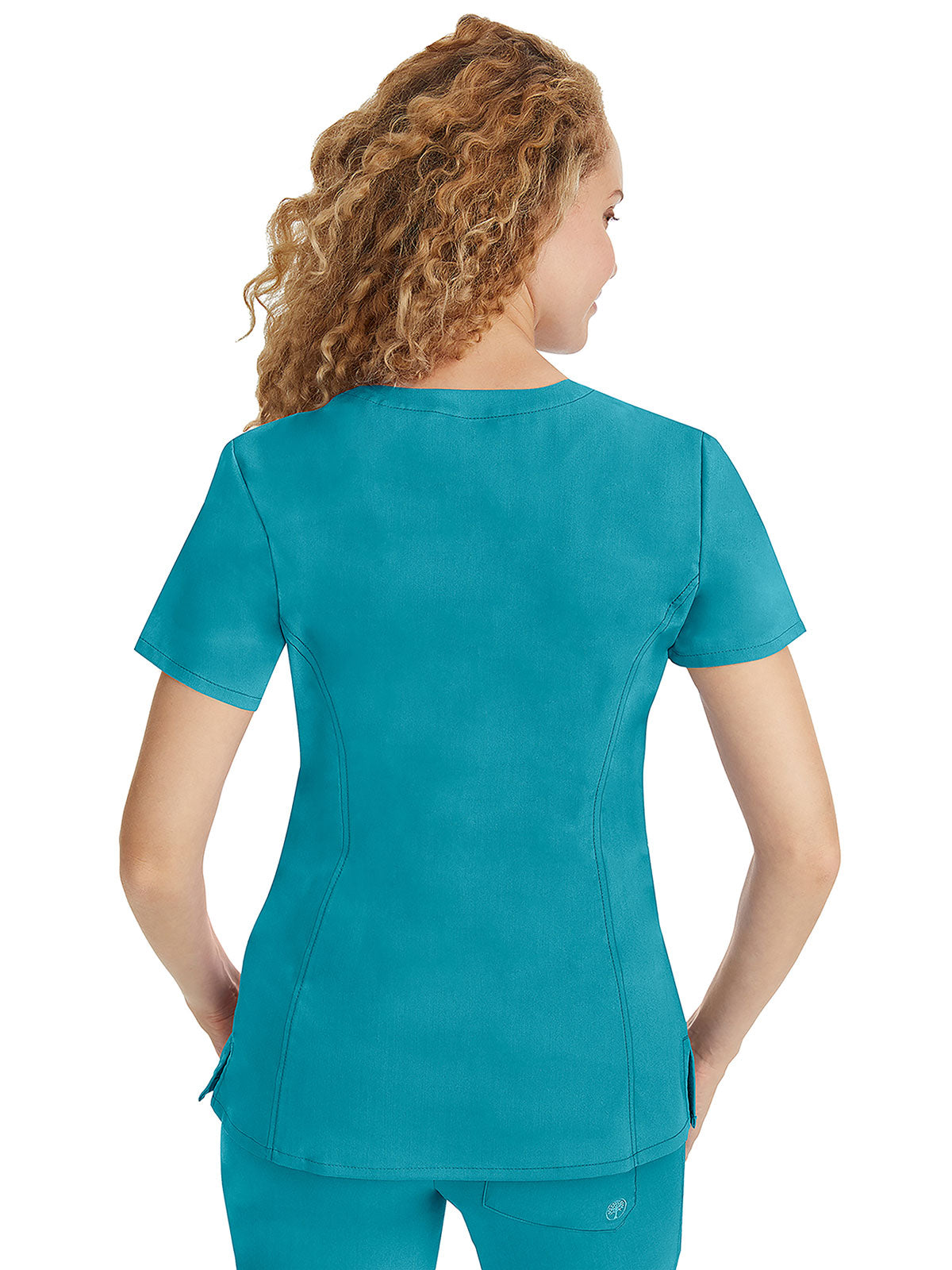 Purple label - Women's Jasmin V-Neck Stretch Solid Top