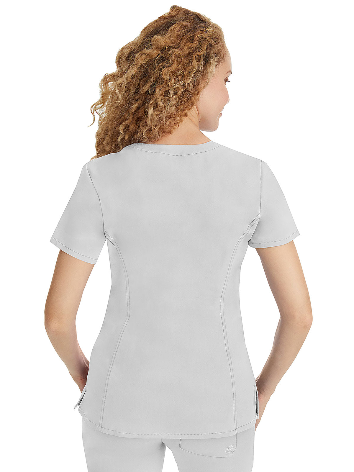 Purple label - Women's Jasmin V-Neck Stretch Solid Top