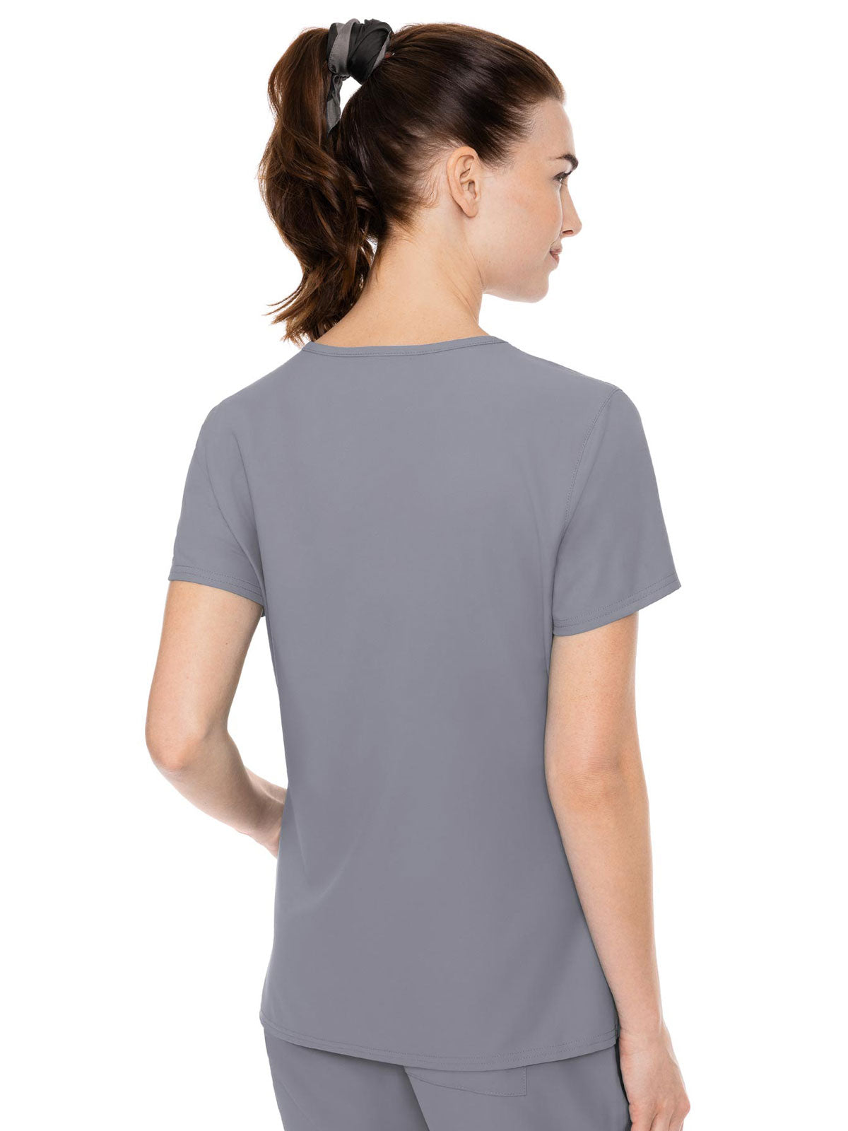Insight - Women's Doubled Pocket Solid Scrub Top