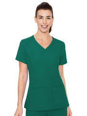 Insight - Women's Doubled Pocket Solid Scrub Top