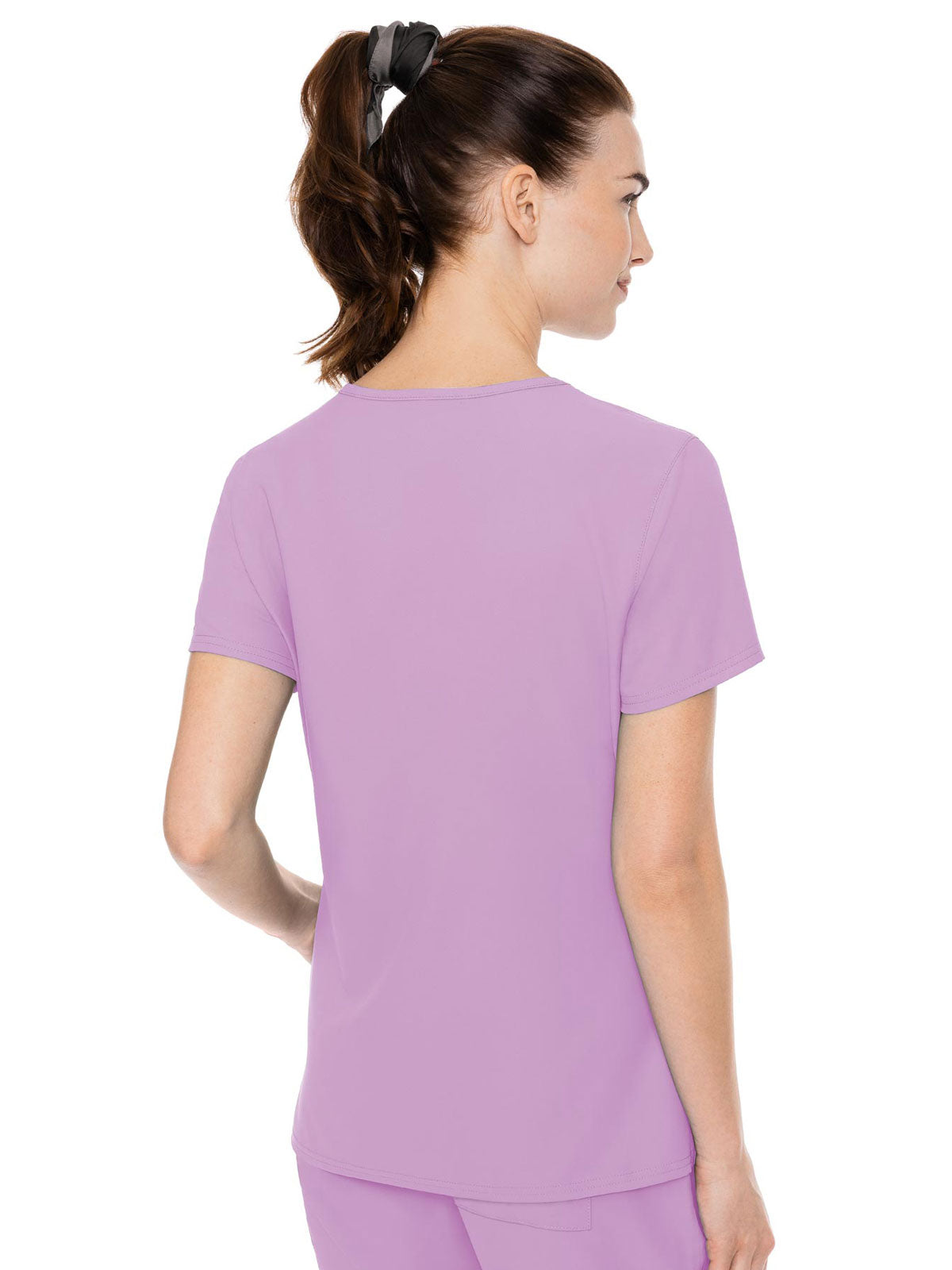Insight - Women's Doubled Pocket Solid Scrub Top