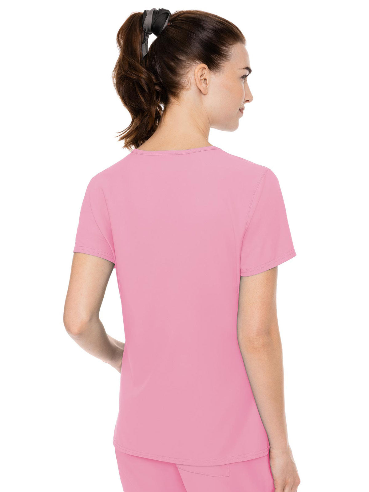 Insight - Women's Doubled Pocket Solid Scrub Top