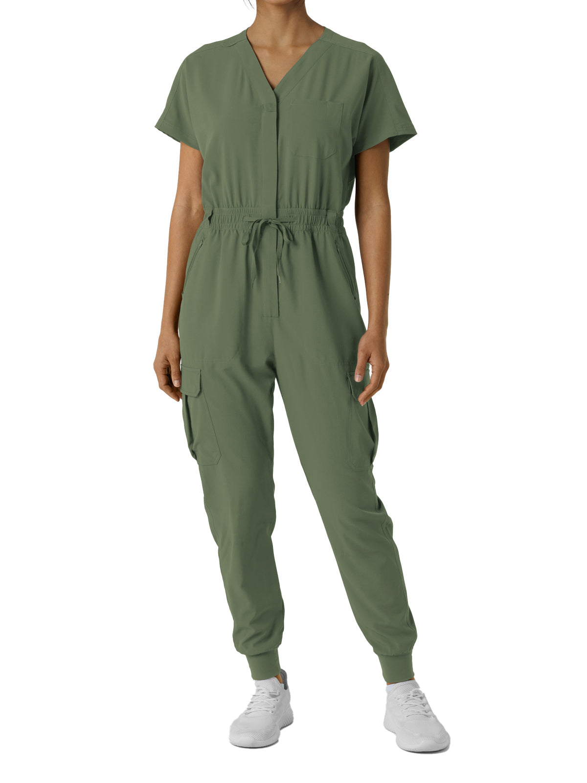 Renew - Women's Cargo Jogger Scrub Jumpsuit