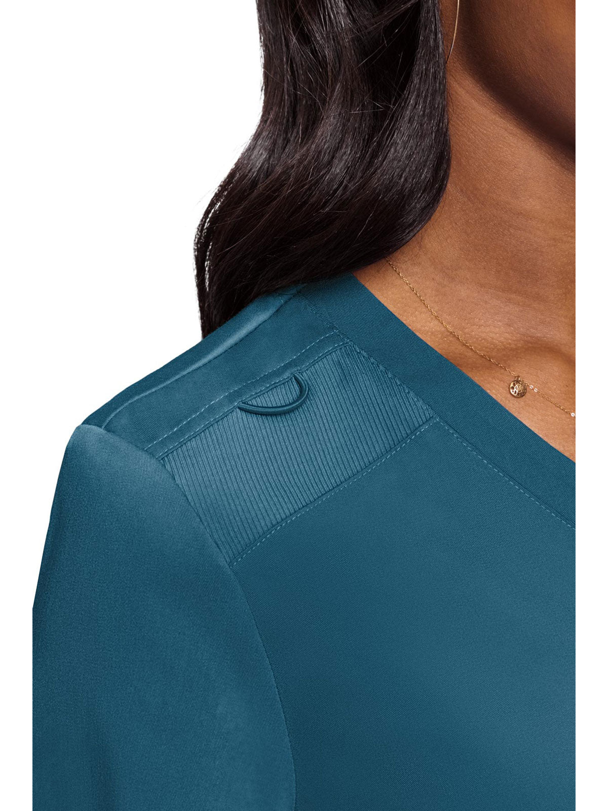 Touch - Women's Tuck In Solid Scrub Top