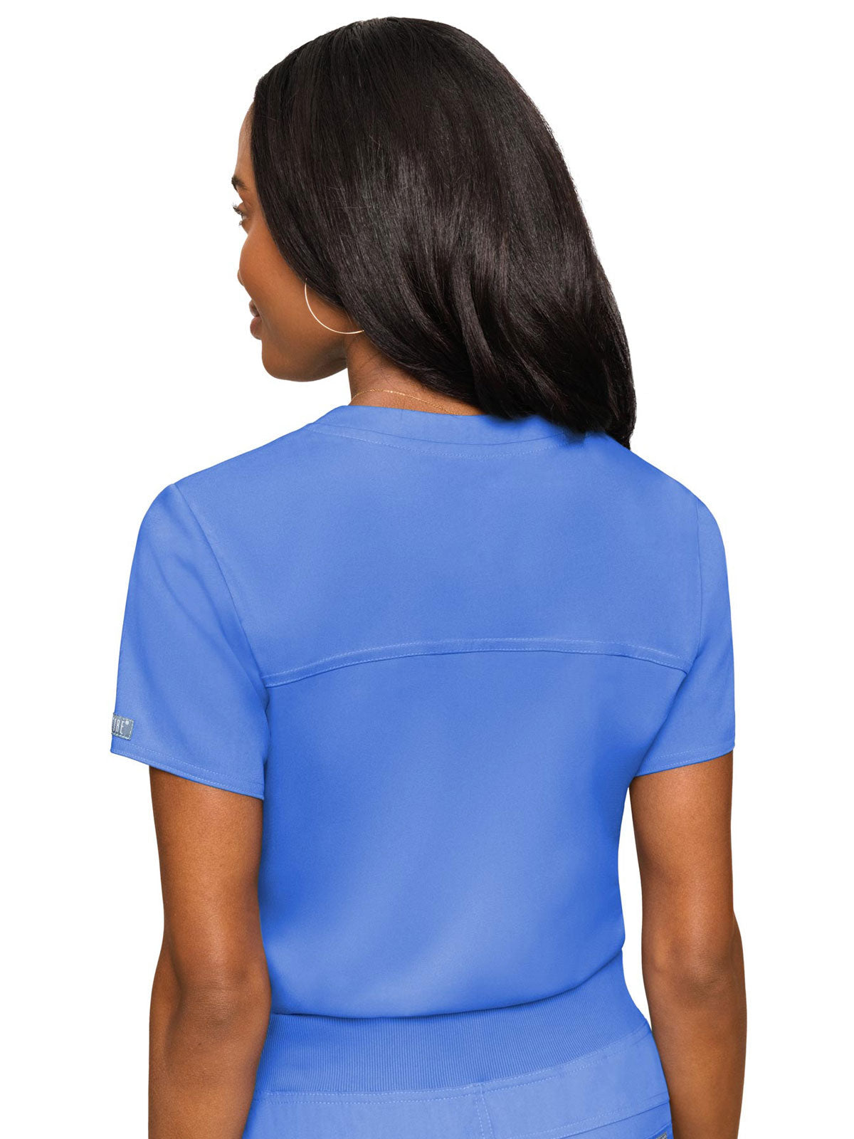 Touch - Women's Tuck In Solid Scrub Top