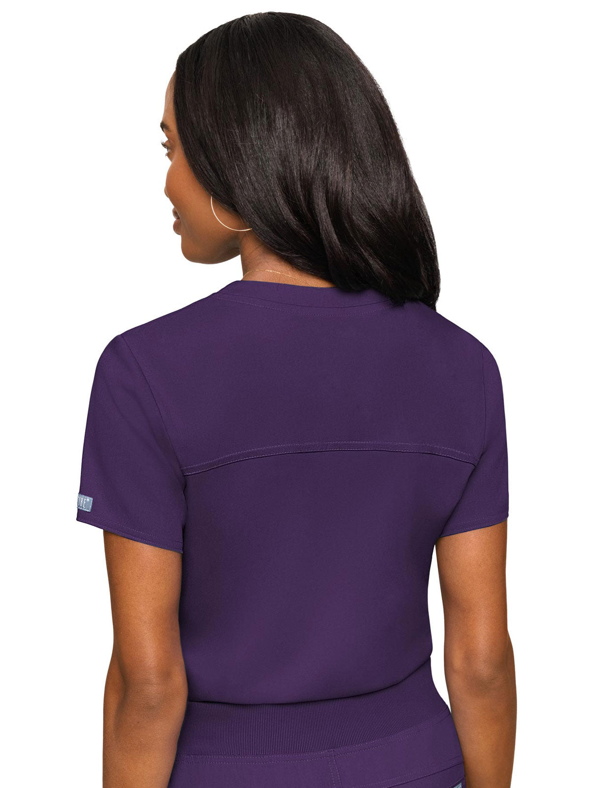 Touch - Women's Tuck In Solid Scrub Top