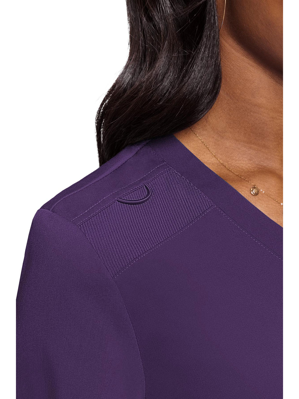 Touch - Women's Tuck In Solid Scrub Top