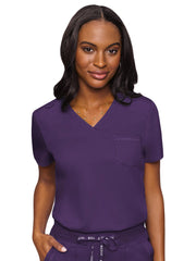 Touch - Women's Tuck In Solid Scrub Top