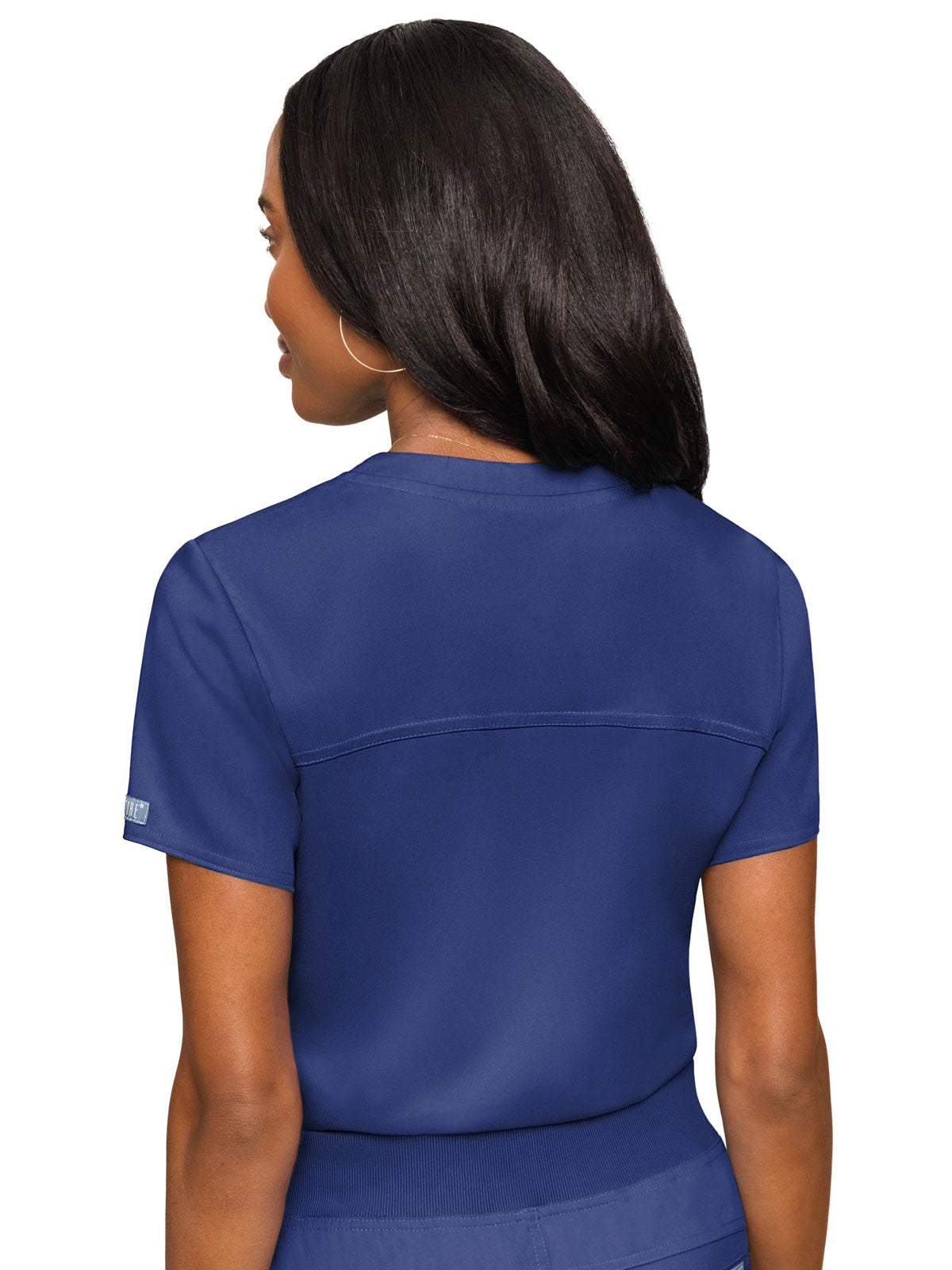 Touch - Women's Tuck In Solid Scrub Top