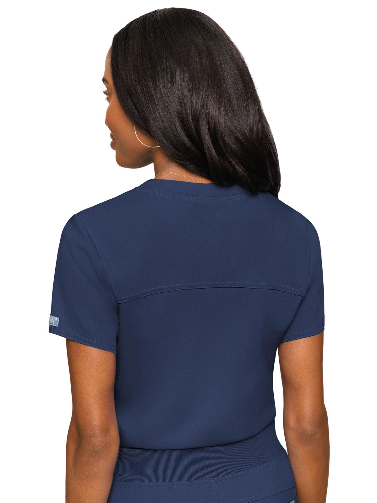 Touch - Women's Tuck In Solid Scrub Top