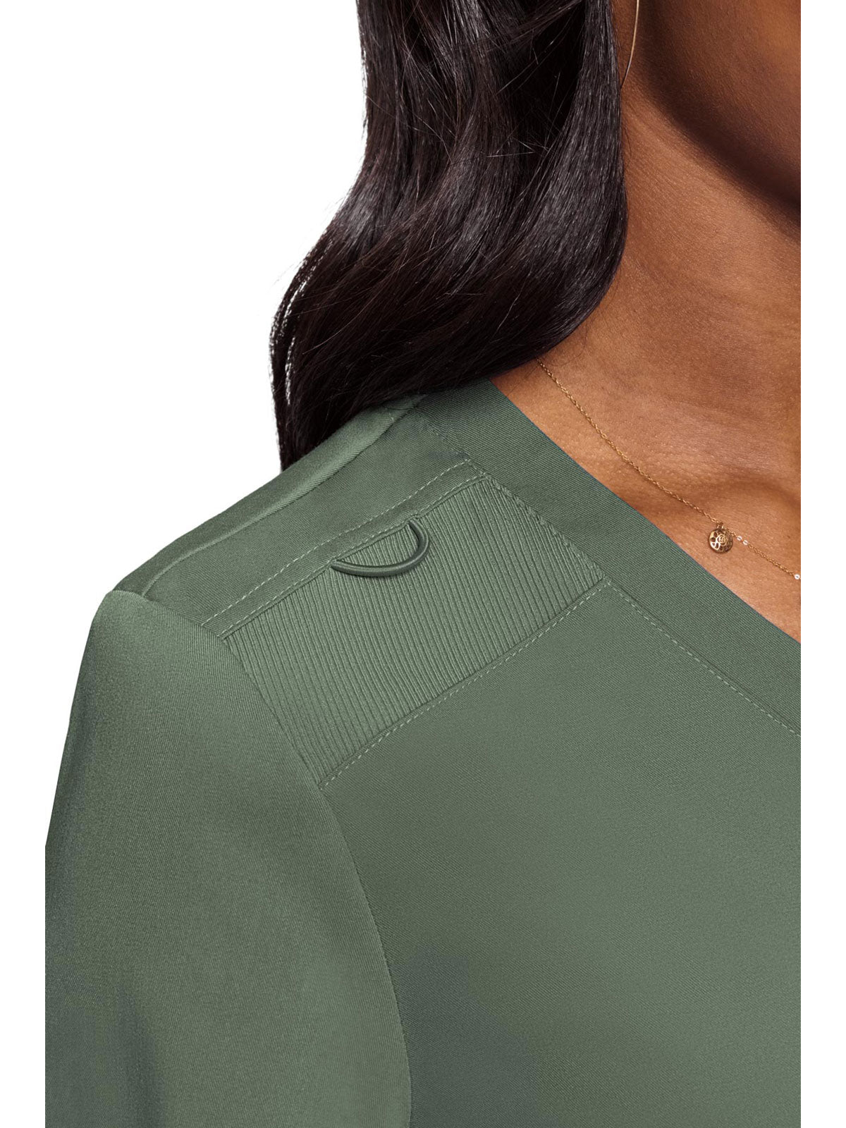 Touch - Women's Tuck In Solid Scrub Top