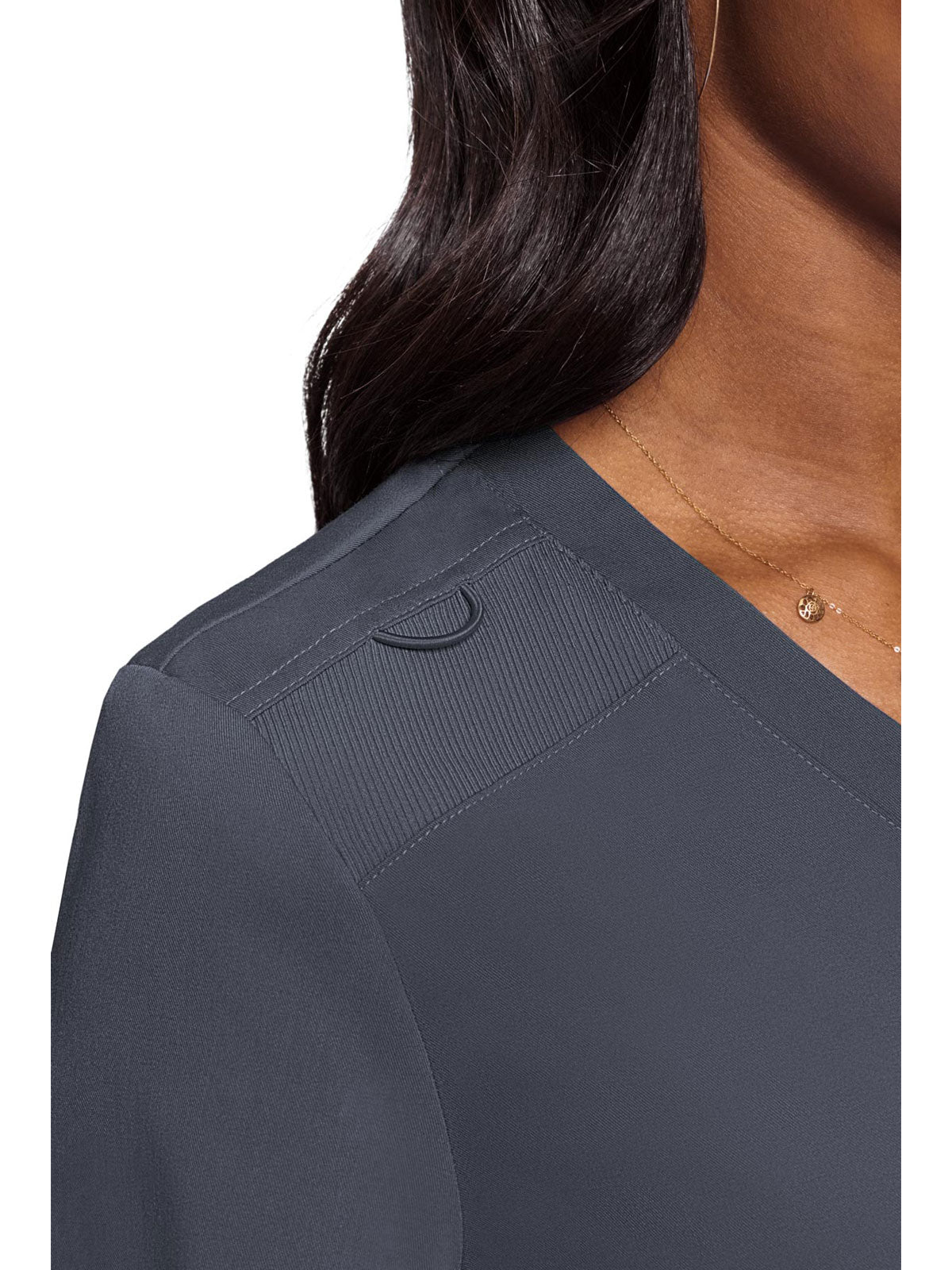 Touch - Women's Tuck In Solid Scrub Top