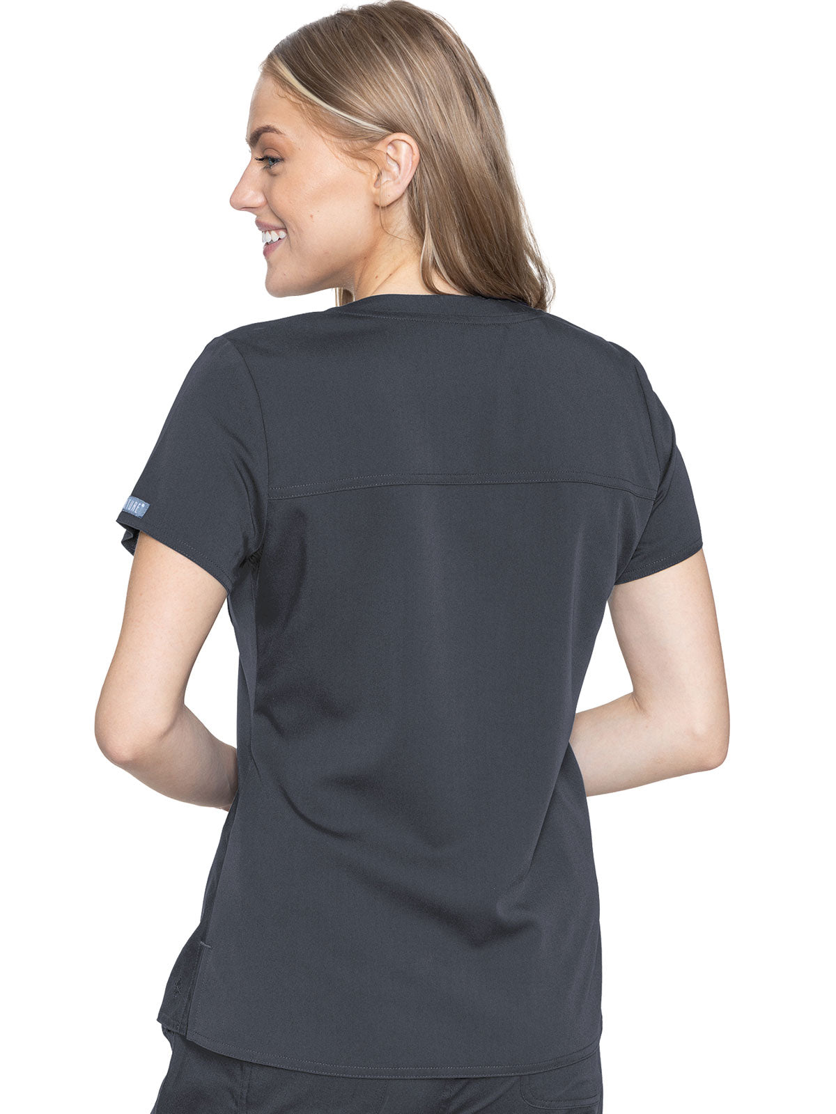 Touch - Women's Tuck In Solid Scrub Top