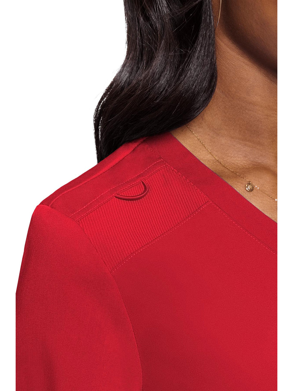 Touch - Women's Tuck In Solid Scrub Top