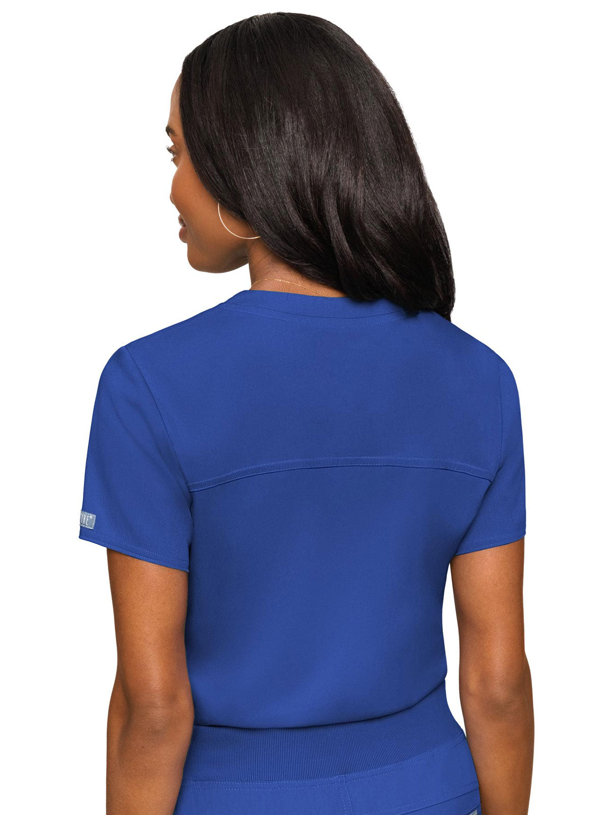 Touch - Women's Tuck In Solid Scrub Top