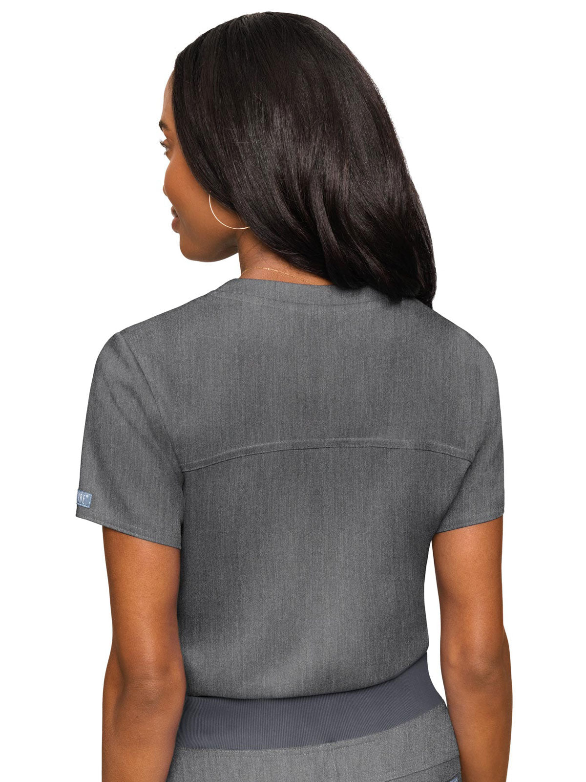 Touch - Women's Tuck In Solid Scrub Top