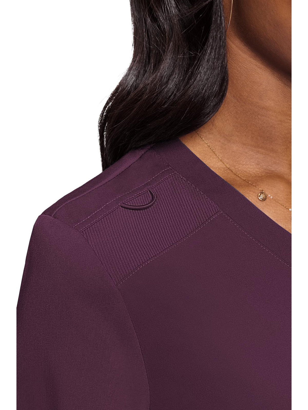Touch - Women's Tuck In Solid Scrub Top