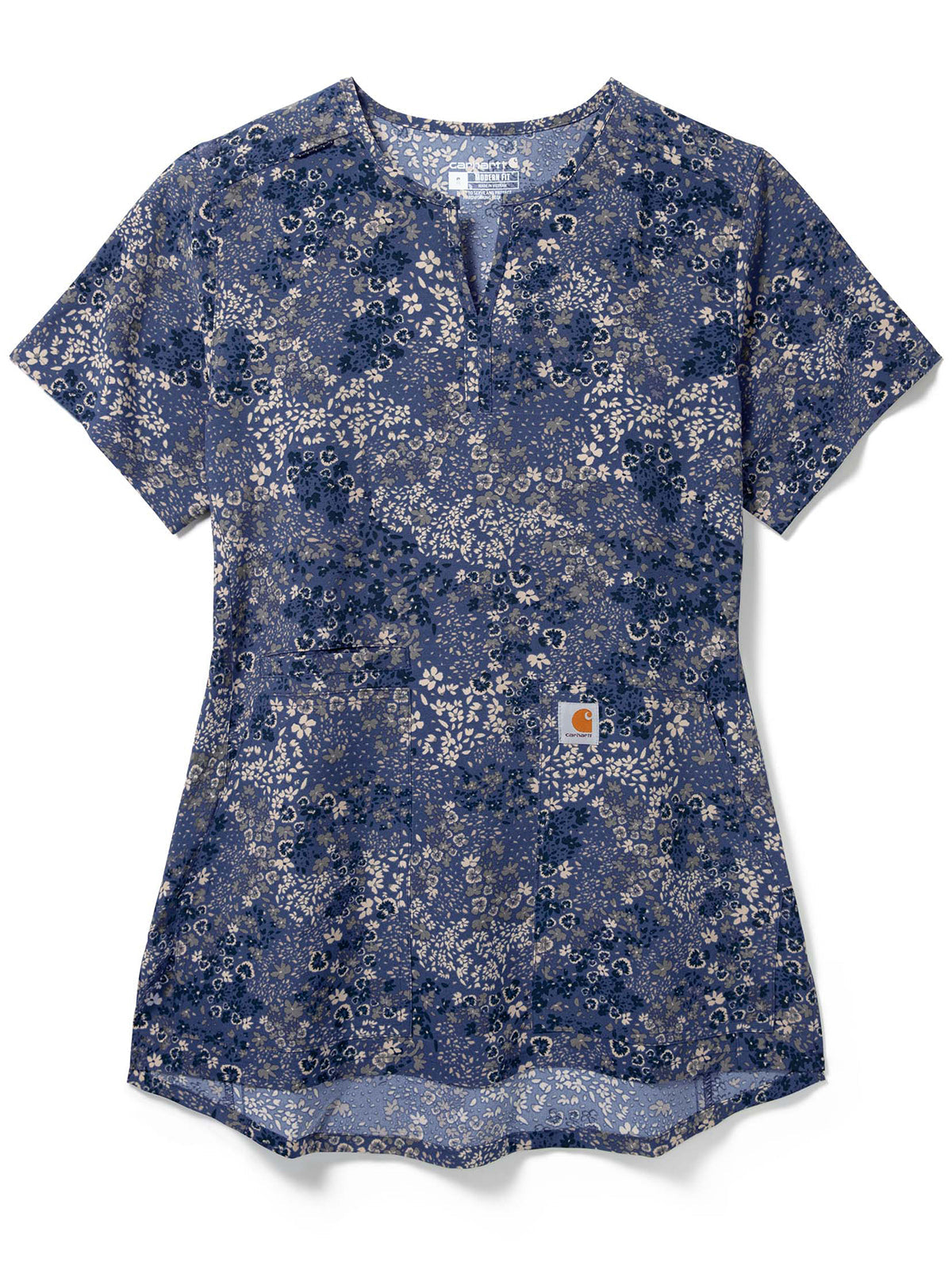Cross-Flex - Women's Notch Neck Print Top