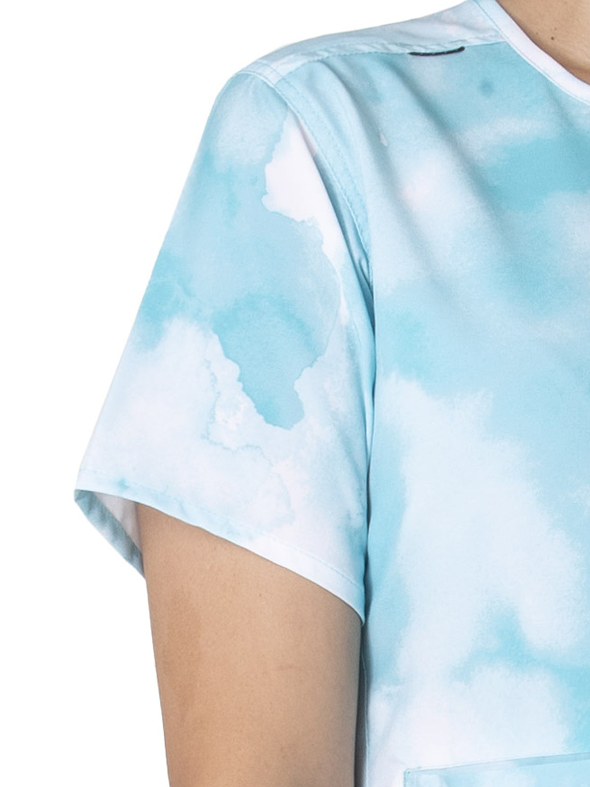 Cross-Flex - Women's Notch Neck Print Top