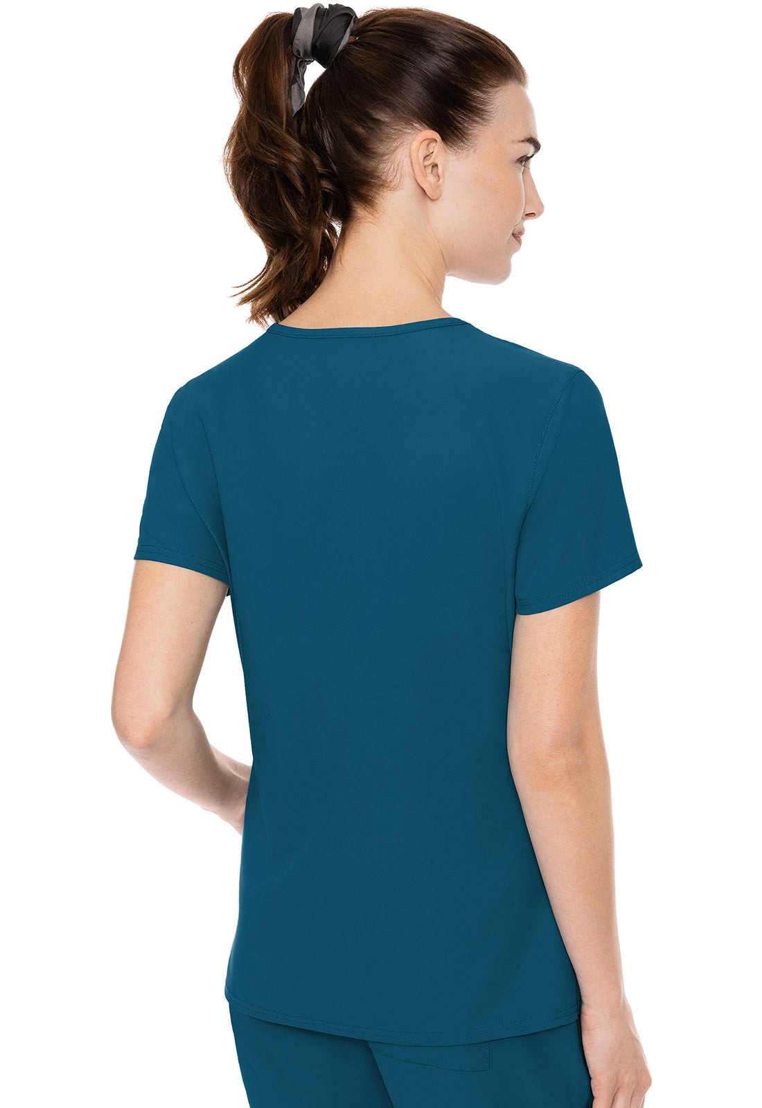 Insight - Women's Doubled Pocket Solid Scrub Top