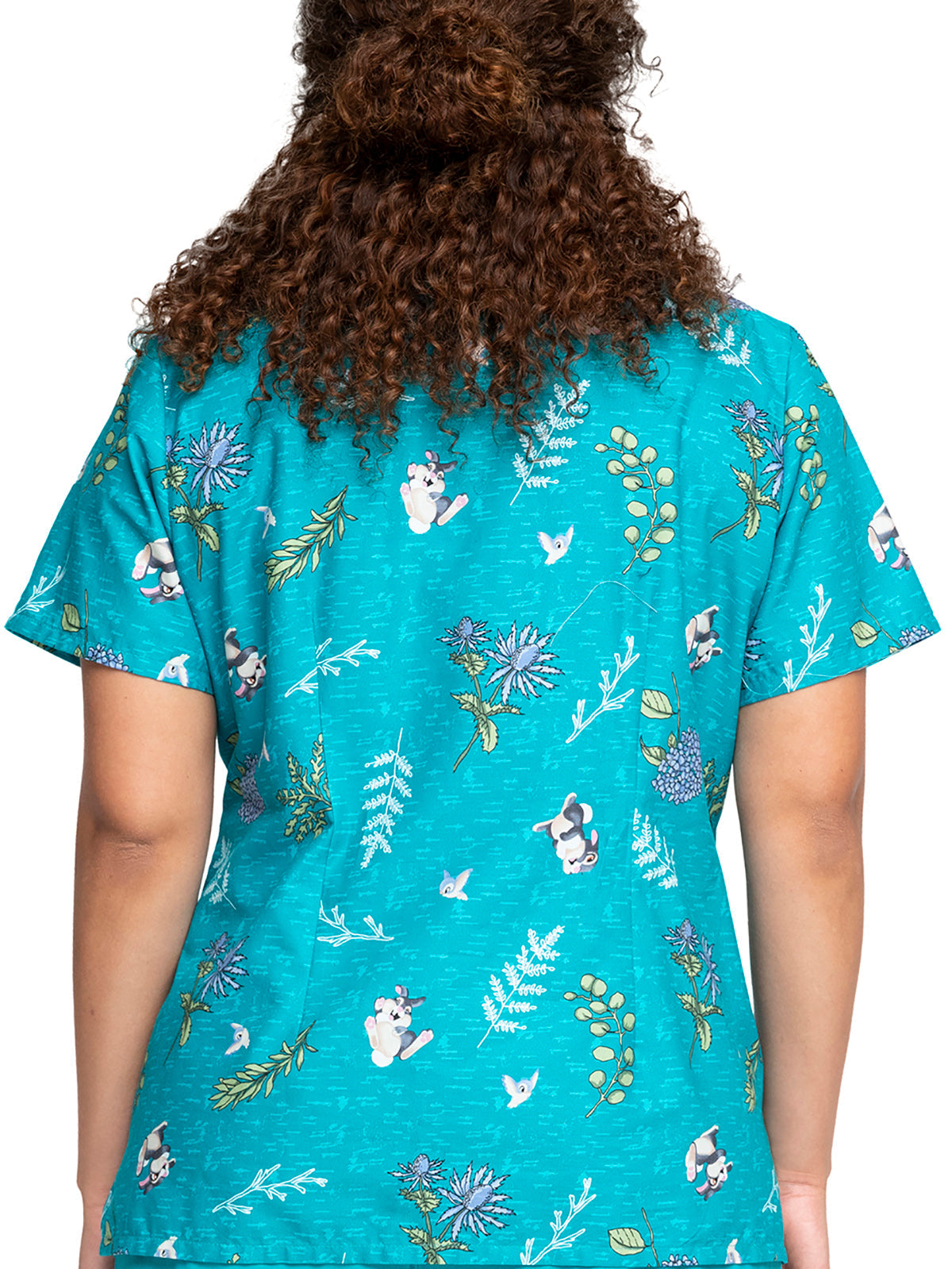 Tooniforms - V-Neck Print Top