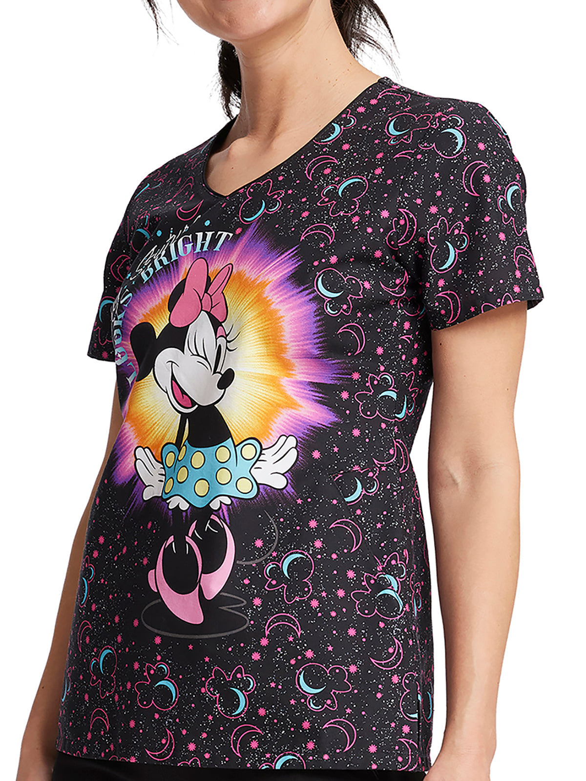 Tooniforms - V-Neck Print Top