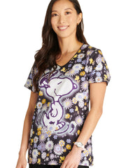 Tooniforms - V-Neck Print Top