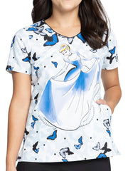 Tooniforms - V-Neck Print Top